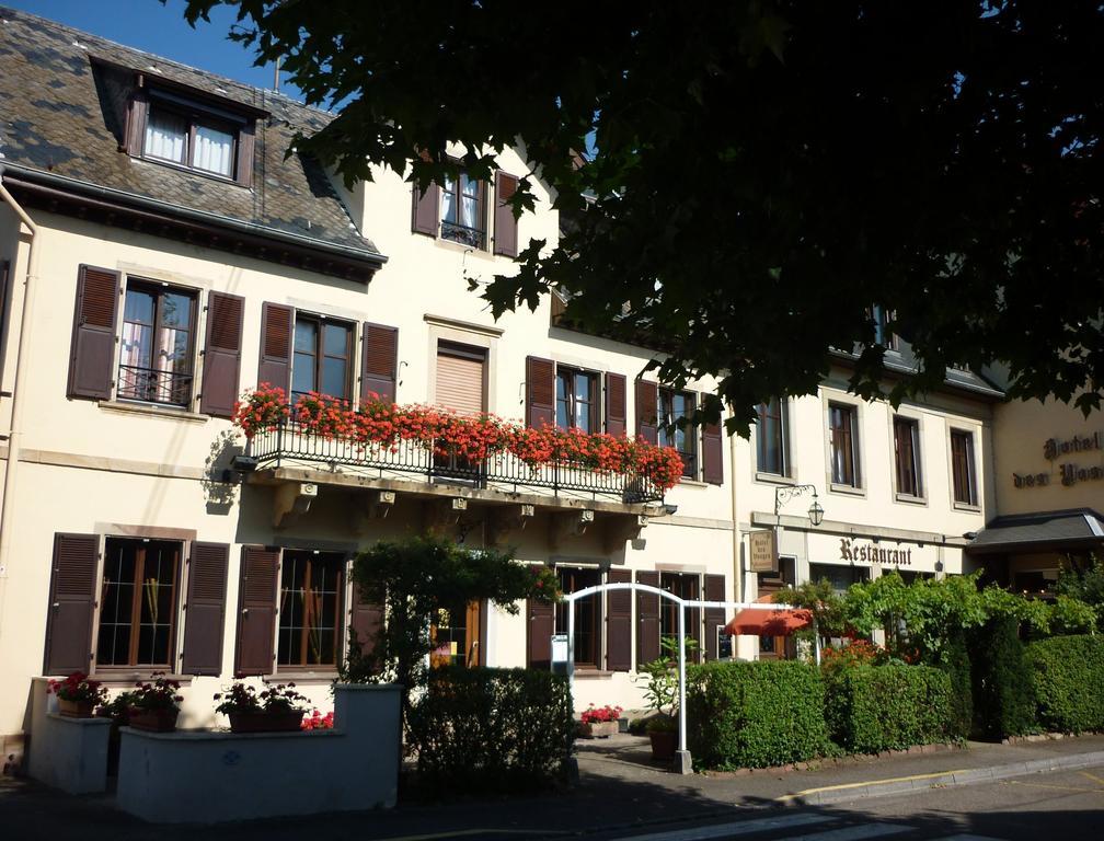 Hotel Des Vosges 5 Rue De La Gare Obernai Exterior foto